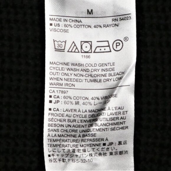 Banana Republic Black Cowl Neck Tunic Sweater Vest Size M - Picture 9 of 9